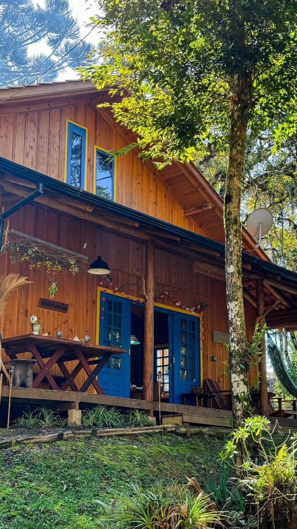Chale Morada Alma Gemea Chalet Campo Alegre (Santa Catarina)